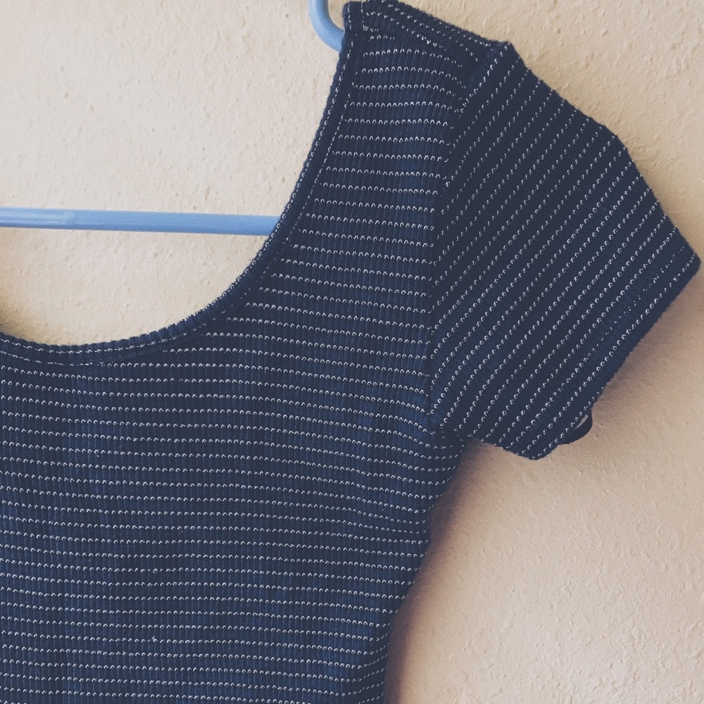 Forever 21 Blue Crop Top